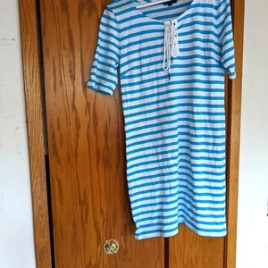 Aqua Blue mini dress for summer shopping